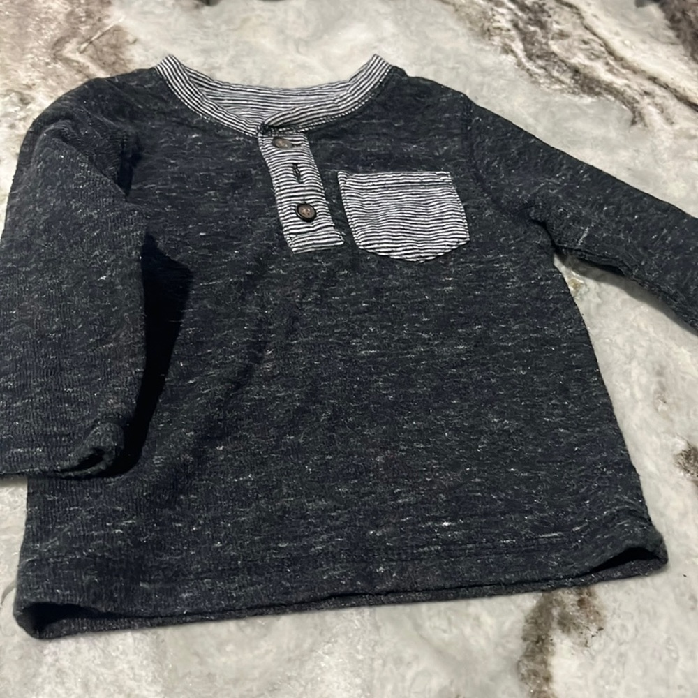 cat & Jack long sleeve button shirt
